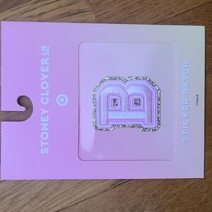 Stoney Clover Lane x Target Pink Glitter Letter 'B' Sticker Patch